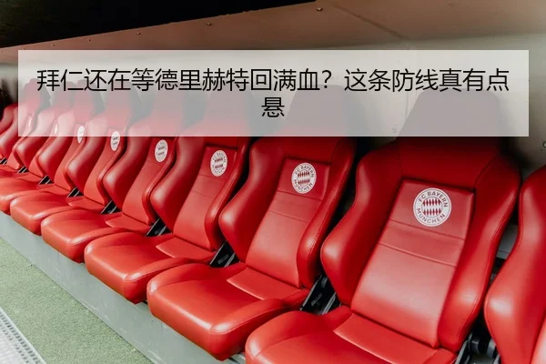 拜仁还在等德里赫特回满血？这条防线真有点悬